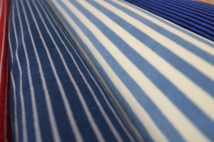 Baumwolljersey ''Brushed stripes''
