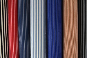 Baumwolljersey ''Brushed stripes''