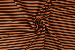 Cotton jersey brushed stripes 02-01