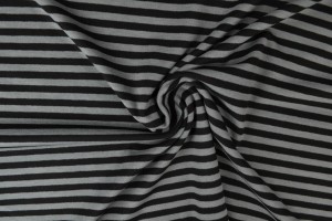 Cotton jersey brushed stripes 02-02