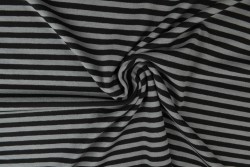 Cotton jersey brushed stripes 02-02