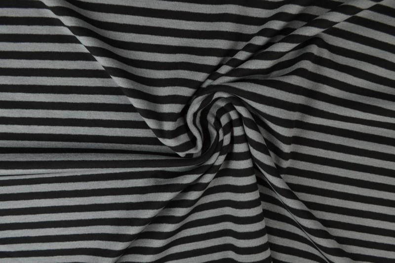 Cotton jersey brushed stripes 02-02
