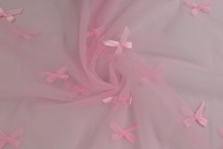 Mesh bowknot 08-04 pink