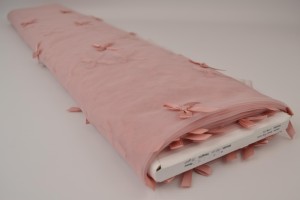 Mesh bowknot 08-19 old pink