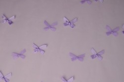 Mesh bowknot 08-21 lavender