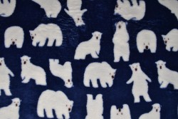 Coral fleece print 194-01