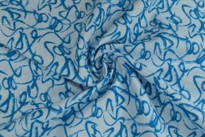 Linen fashion print 14-01