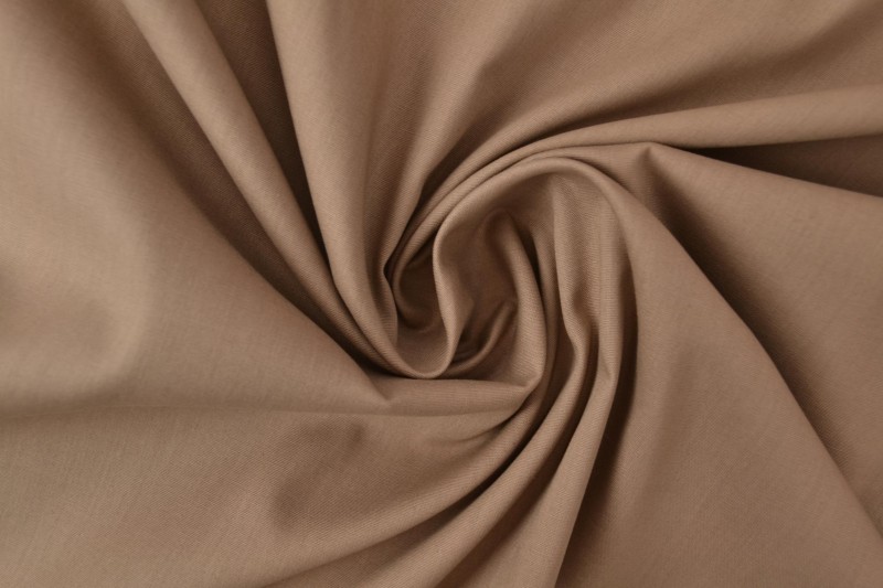 Baumwollpopeline 69 taupe
