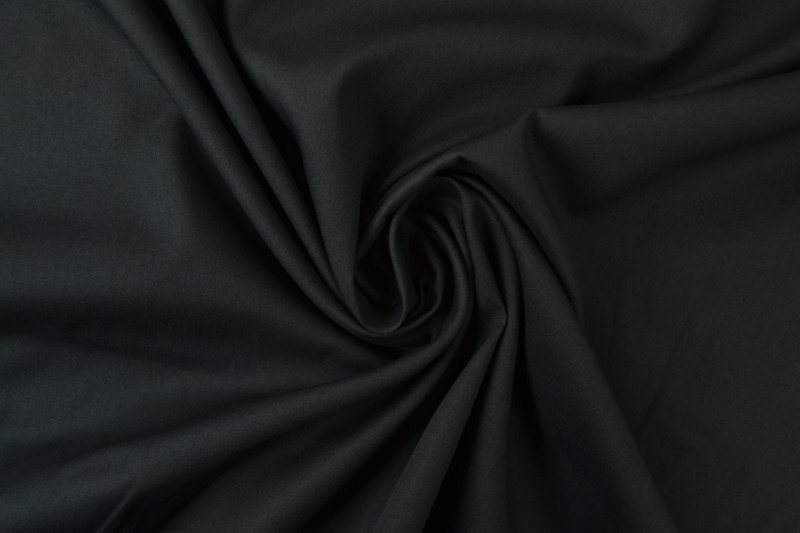 Baumwollpopeline 03 schwarz