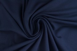 French Terry 48 marine blau