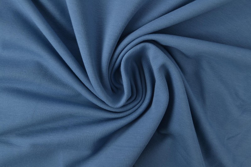 French Terry 138 stahlblau