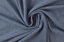 French Terry m15 dunkeljeans melange