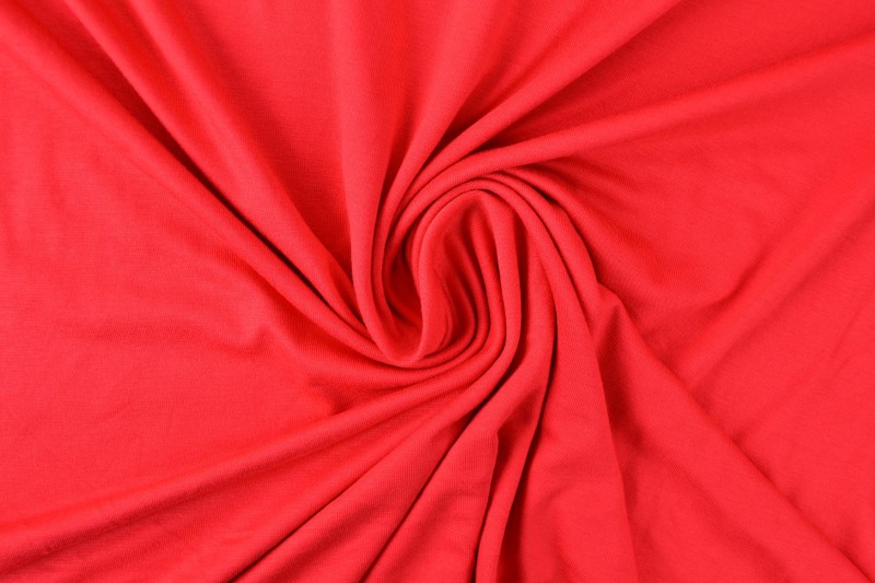 Viskose jersey 01 rot
