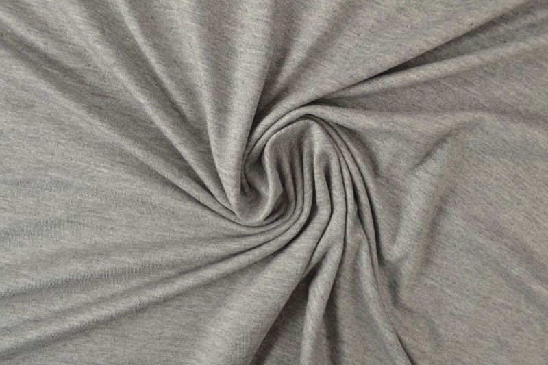 Viskose jersey m2 grau melange