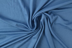 Viskose jersey 138 stahlblau