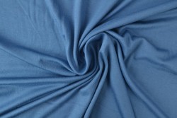 Viskose jersey 138 stahlblau