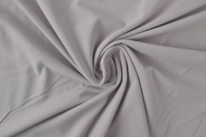 Baumwolle jersey 25 silbergrau