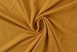 Baumwolle jersey 44 dunkel ocker