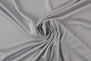 Charmeuse Futter 25 - silbergrau