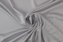 Charmeuse Futter 25 - silbergrau