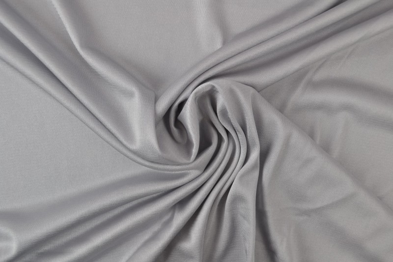 Charmeuse Futter 25 - silbergrau