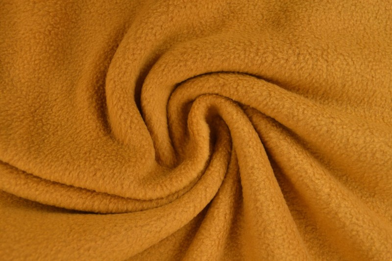 Polar fleece 44 dunkel ocker