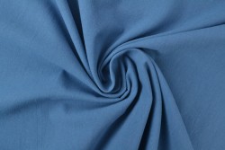 Gewaschene baumwolle 138 stahlblau