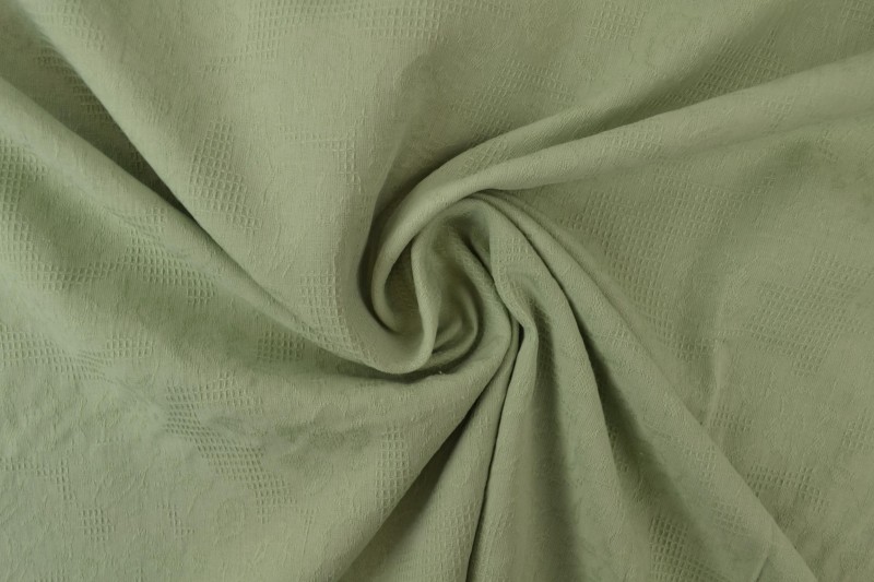 Baumwolle jacquard 34 alt grün