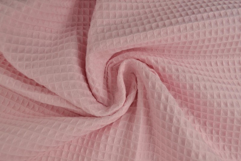 Waffelstoff 04 babyrosa