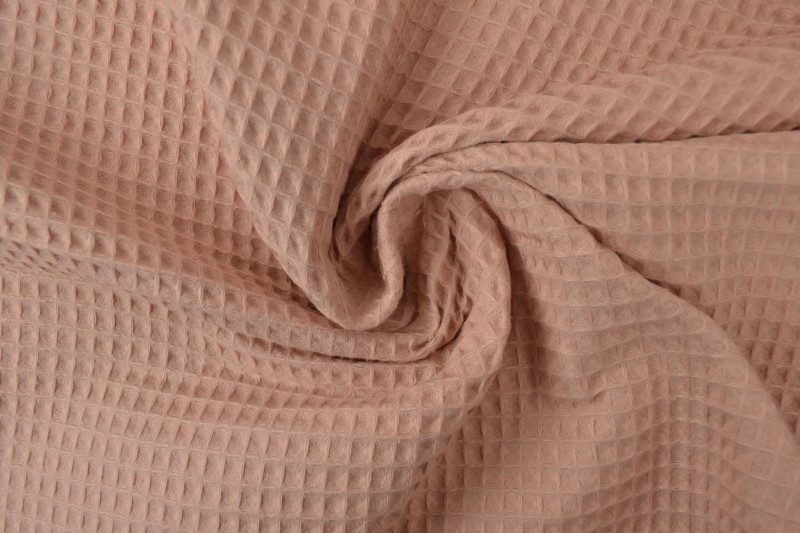 Waffelstoff 19 altrosa