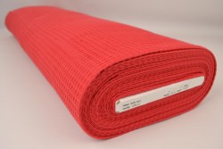 Waffelstoff 01 rot