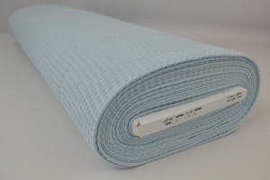 Waffelstoff 05 babyblau
