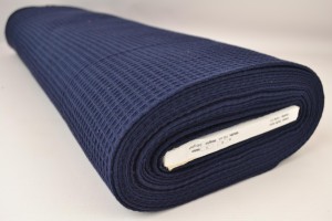 Waffelstoff 48 marine