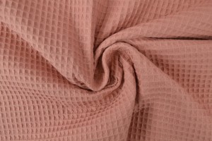 Waffelstoff 37 altrosa
