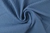 Waffelstoff 138 stahlblau
