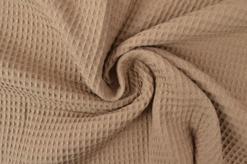 Waffelstoff 69 taupe
