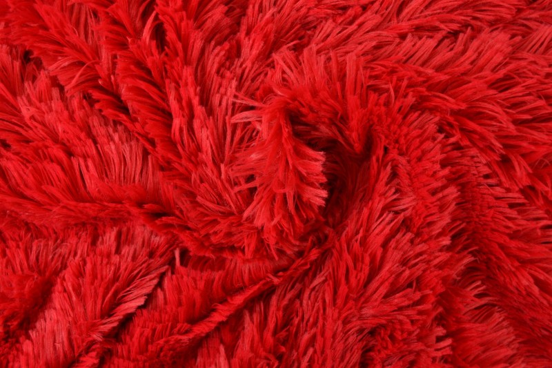 Plüschstoff 01 rot