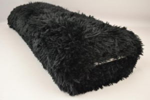Plüschstoff 03 schwarz