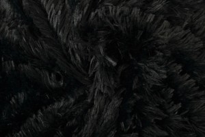Plüschstoff 03 schwarz