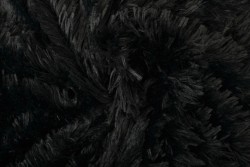 Plüschstoff 03 schwarz