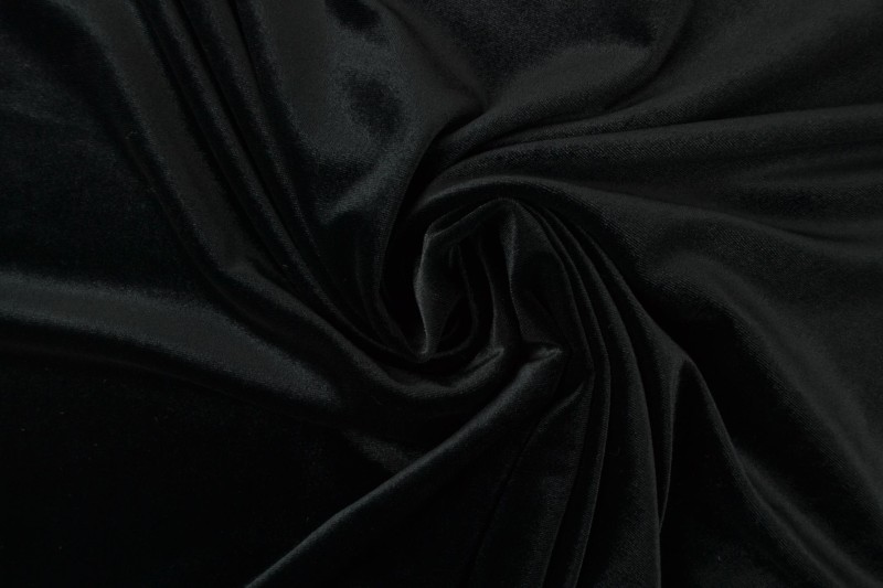 samt stretch 03 schwarz