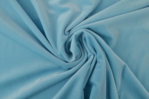 samt stretch 06 aqua blau