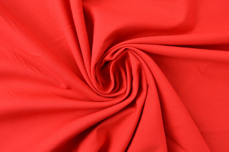 Baumwolle voile 01 rot