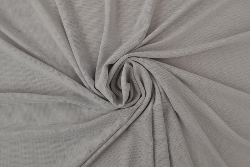 Lycra Tüll 25 silbergrau