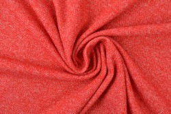 French Terry melange 01 rot