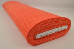 French Terry melange 23 dunkelorange