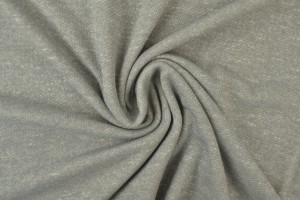 French Terry melange 25 silbergrau