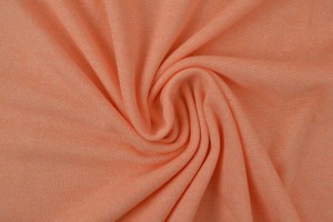 French Terry melange 40 lachsrosa