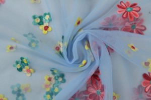 Mesh embroidered 02-4