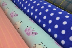 Polar Fleece mit Motiven